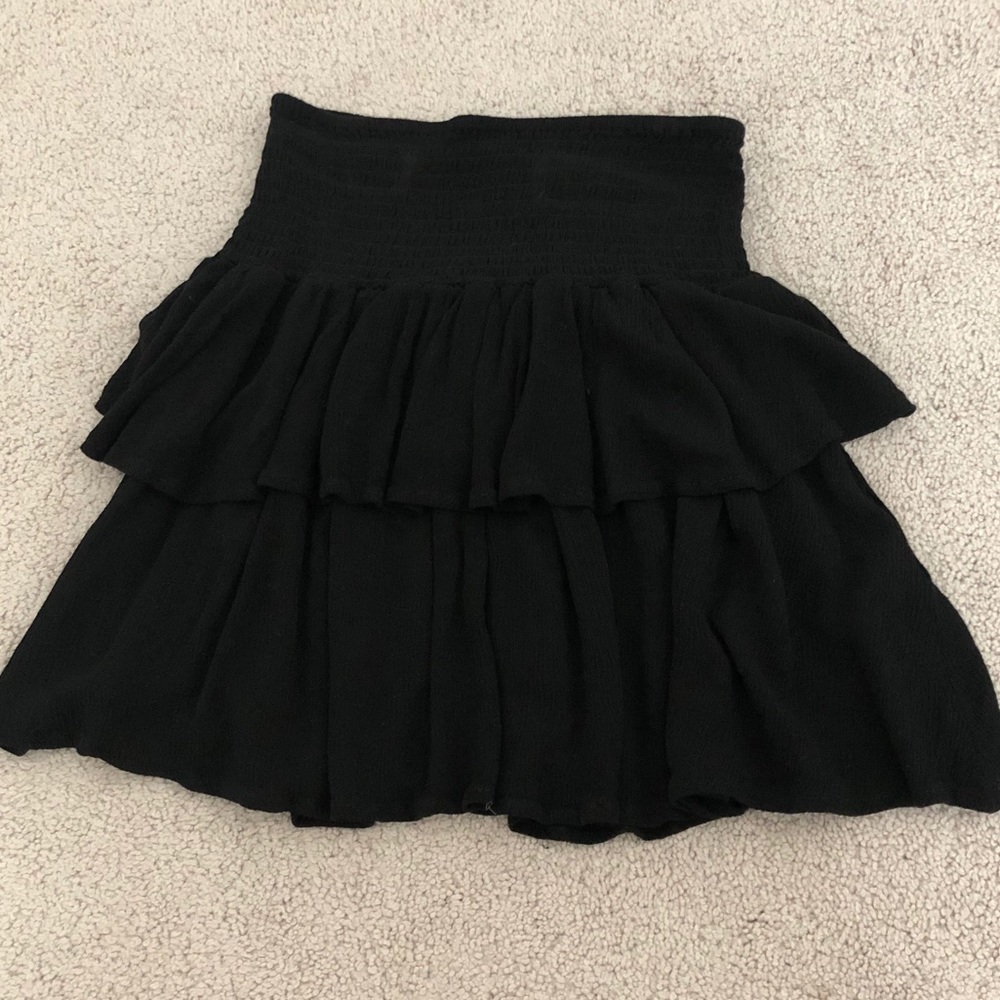 Cotton On Black Flowy Skirt